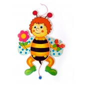 Hampel-Biene mit Blume