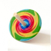 Kreisel 3-farbig Flamme