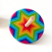 Kreisel 3-farbig Stern