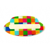 Türschild bunte Formen