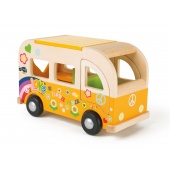 Spielbus Hippie aus Holz