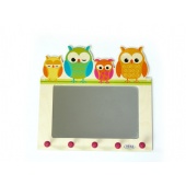 Spiegel und Garderobe Eulen