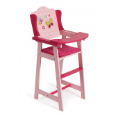 Puppen-Hochstuhl Papilio pink