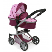 Kombi-Puppenwagen Mika Stars Brombeere