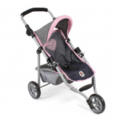 Jogging-Buggy Lola Melange grau-navy