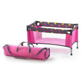 Puppen-Reisebett Funny Pink