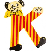 Holzbuchstabe Bär K
