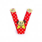 Holzbuchstabe Bär V