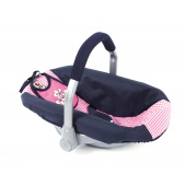 Puppen-Autositz Pink Checker
