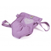 Puppen-Tragegurt Melange Flieder
