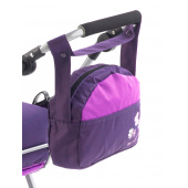 Puppen-Wickeltasche Pflaume