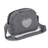 Puppen-Wickeltasche Jeans grey